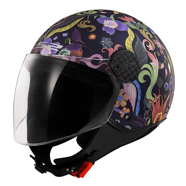 Kaciga LS2 OF558 Sphere Lux II Bloom Blue Pink M