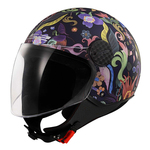 Kaciga LS2 OF558 Sphere Lux II Bloom Blue Pink M