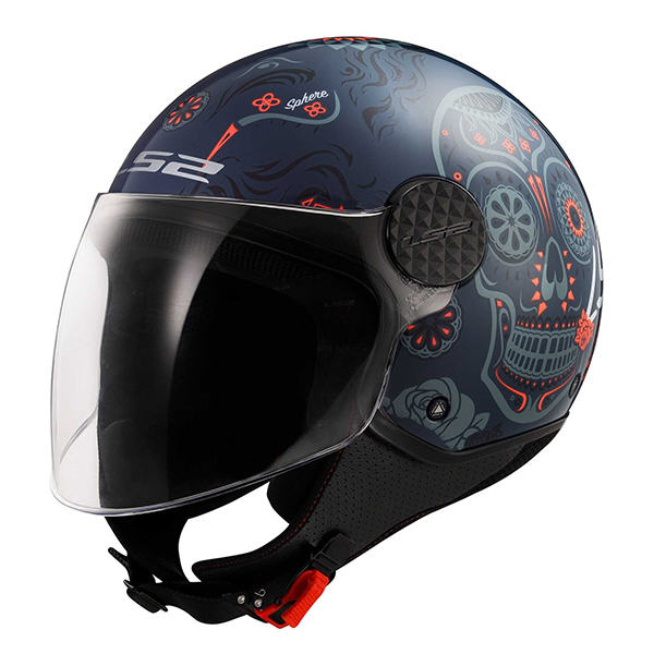 Kaciga LS2 OF558 Sphere Lux II Maxca Cobalt Orange XL