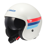 Kaciga LS2 OF599 Spitfire II Retro White Blue Red L