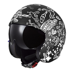 Kaciga LS2 OF599 Spitfire II Tribal Matt Black White L