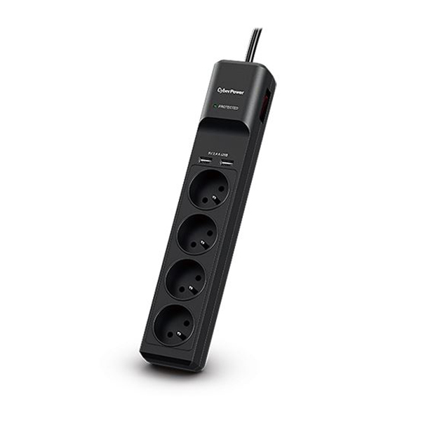 Produžni kabl CyberPower P0420SUD0 sa prenaponskom zaštitom 4xšuko/2xUSB