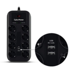 Produžni kabl CyberPower P0820SUF0 8ut/1.8m/2xUSB