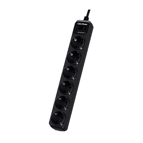Produžni kabl CyberPower B0620SC0 sa prenaponskom zaštitom 6xšuko 1,8m