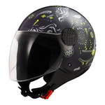 Kaciga LS2 OF558 Sphere Lux II Maxca Black H-V Yellow XXL
