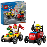 LEGO City Pizza vs. Fire Truck Race Car Pack (60458) LEGO City Pizza vs. Fire Truck Race Car Pack (60458)