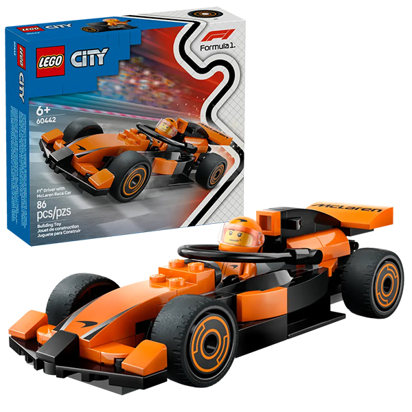 LEGO City F1 Driver with McLaren Race Car (60442)