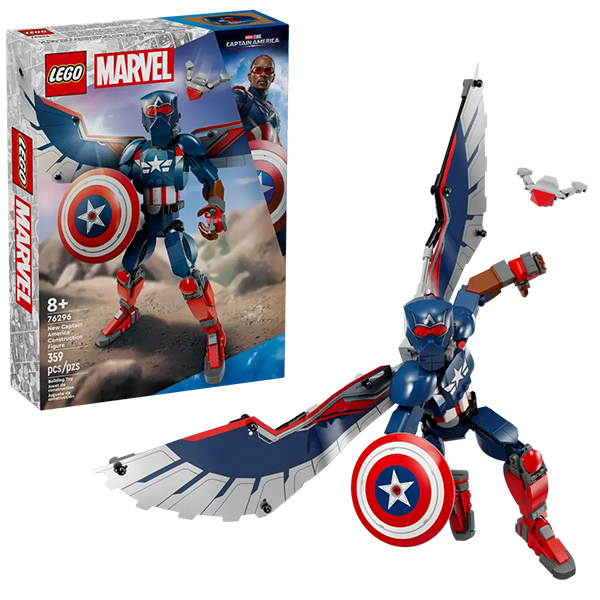 LEGO Marvel New Captain America Construction Figure (76296)