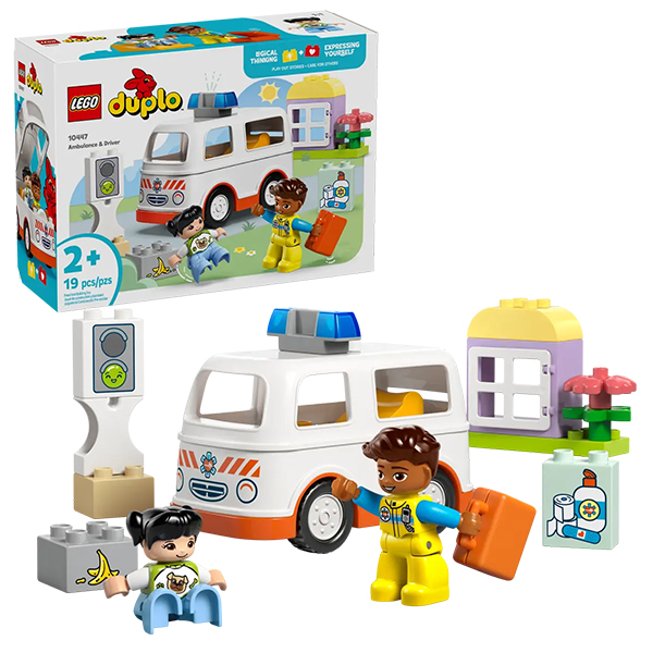 LEGO Duplo Town Ambulance & Driver (10447) LEGO Duplo Town Ambulance & Driver (10447)