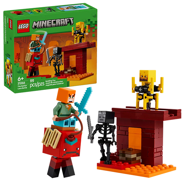 LEGO Minecraft The Nether Lava Battle (21266)