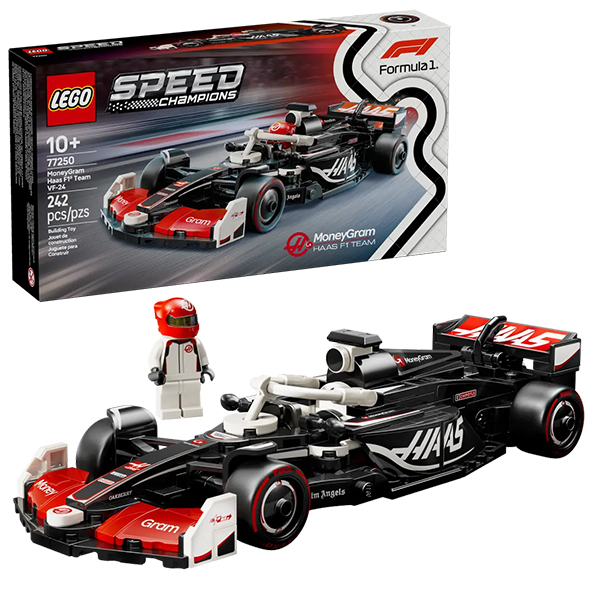 LEGO Speed Champions MoneyGram Haas F1 Team VF-24 Race Car (77250)