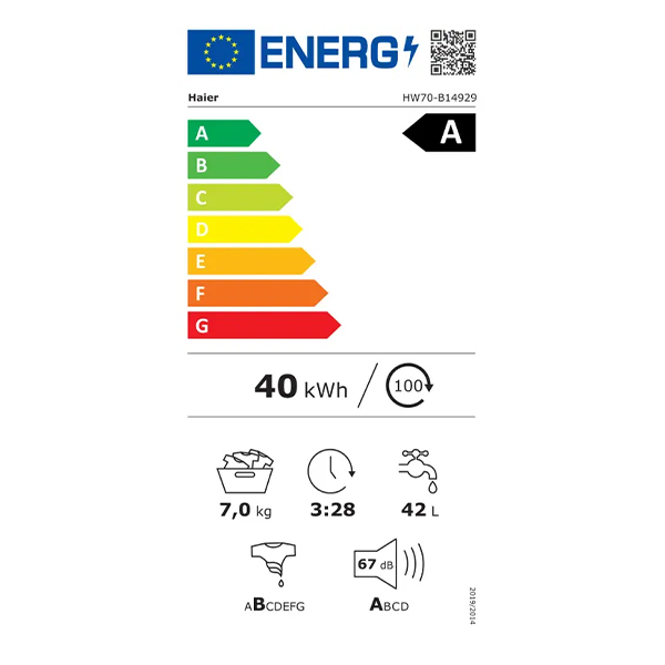 Veš mašina Haier HW70-B14929-S I-Pro 3 Direct Motion 7kg/1400rpm Veš mašina Haier HW70-B14929-S I-Pro 3 Direct Motion 7kg/1400rpm