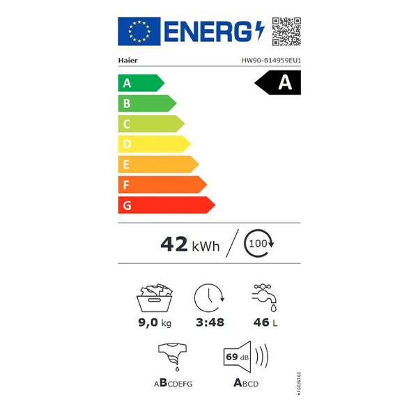 Veš mašina Haier HW90-B14959EU1-S I-Pro 5 Direct Motion 9kg/1400rpm Veš mašina Haier HW90-B14959EU1-S I-Pro 5 Direct Motion 9kg/1400rpm