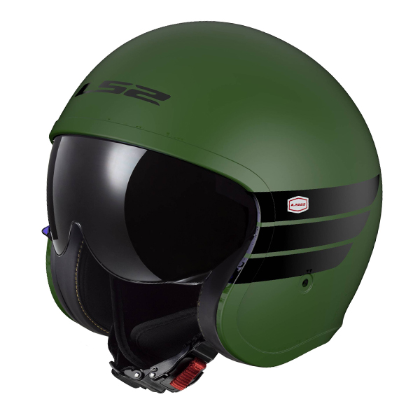 Kaciga LS2 OF599 Spitfire II Retro Matte Military Green 06 XL Kaciga LS2 OF599 Spitfire II Retro Matte Military Green 06 XL