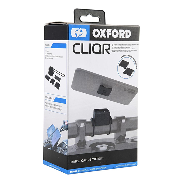 Nosač za telefon Oxford CLIQR Motorcycle Cable Tie Mount Nosač za telefon Oxford CLIQR Motorcycle Cable Tie Mount
