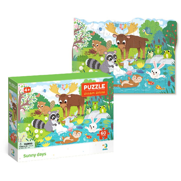 Puzzle DoDo Sunčani dani 60 komada Puzzle DoDo Sunčani dani 60 komada