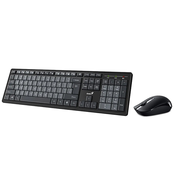 Tastatura+Miš Genius KM-8200 USB Black bežični set YU