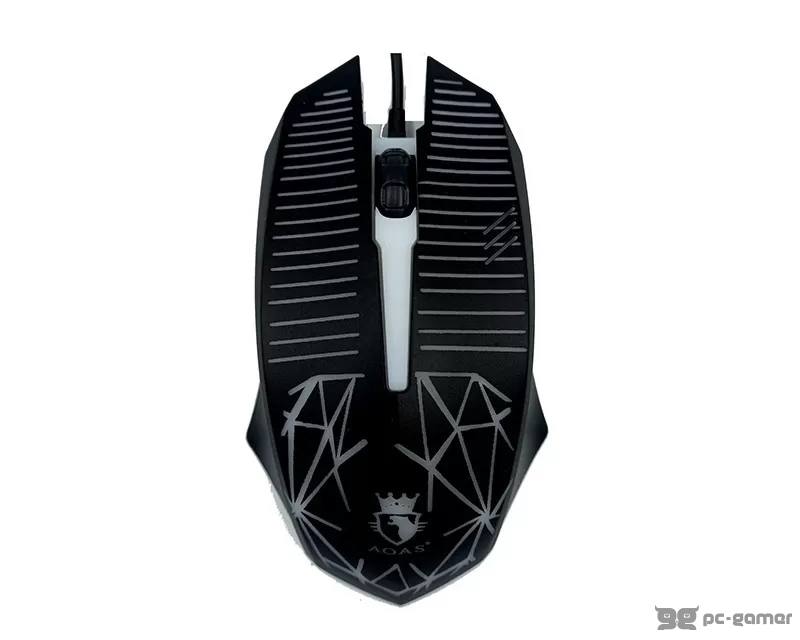 Miš Aoas V06 RGB USB Optički Gaming crni