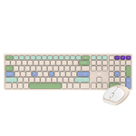 Tastatura+miš Fantech WK895 bežični set (Bež)