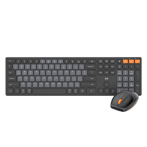 Tastatura+miš Fantech WK895 bežični set (Siva)