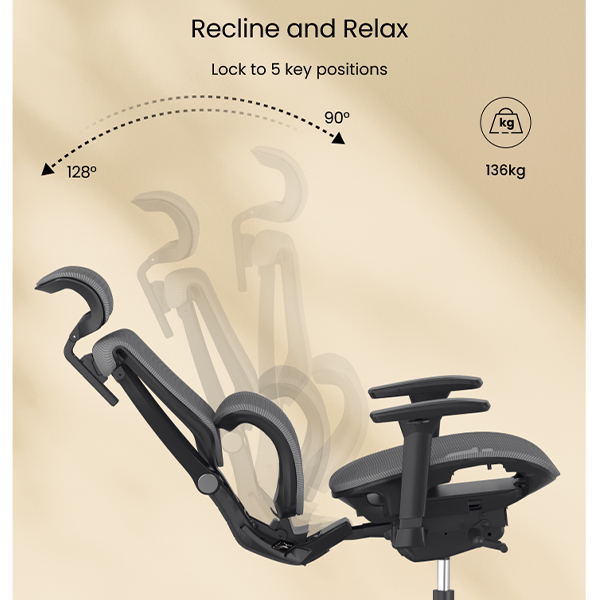Radna ergonomska kancelarijska stolica Loctek Flexispot C7