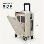 Kofer Loctek FlexiSpot FLG20P-WH Premium Carry-On Pro Luggage 20'' (Beige)