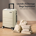 Kofer Loctek FlexiSpot FLG20P-WH Premium Carry-On Pro Luggage 20'' (Beige)