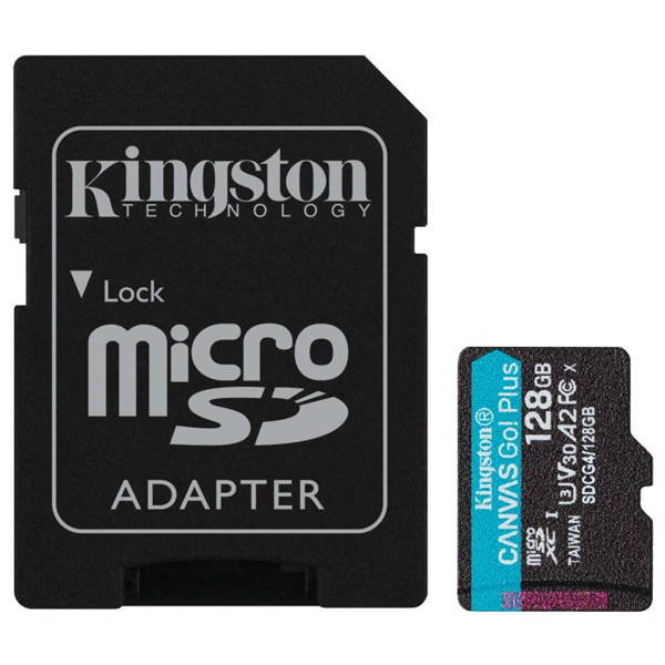 Micro SDXC Kingston SDCG4/128GB Canvas Go Plus 128GB + adapter
