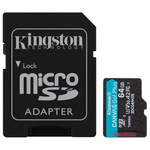 Micro SDXC Kingston SDCG4/64GB Canvas Go Plus 64GB + adapter