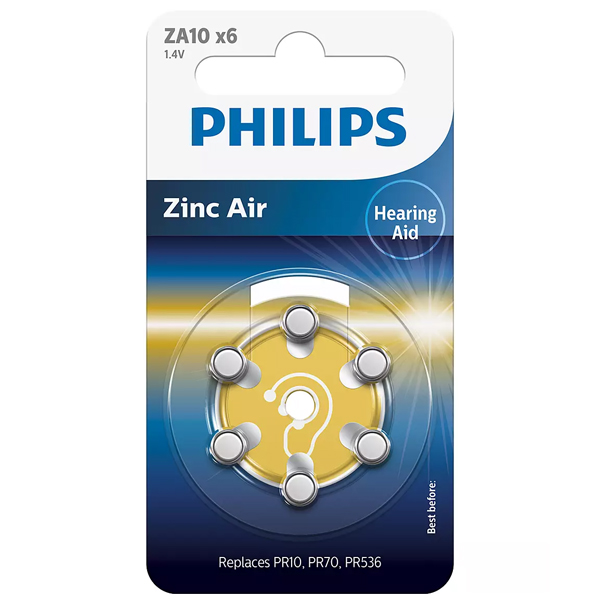 Baterije Philips ZA10B6A/00 Baterije Philips ZA10B6A/00