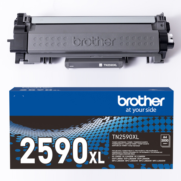 Toner original Brother TN-2590XL crni (black) za 3000 str.