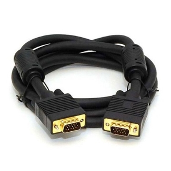 Kabl Fast Asia VGA M/M 1,8m HQ feritno jezgro, crni OST00821