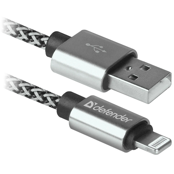 Kabl Defender Technology ACH01-03T PRO USB 2.0 AM-LightningM 1m White