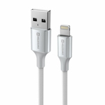 Kabl Swissten Textile II USB / Lightning 1,5m White - 71523310