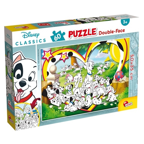 Puzzle Lisciani Složi i oboji 2 u1 - 101 Dalmatinac - 60 kom