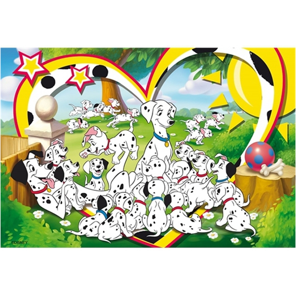 Puzzle Lisciani Složi i oboji 2 u1 - 101 Dalmatinac - 60 kom Puzzle Lisciani Složi i oboji 2 u1 - 101 Dalmatinac - 60 kom