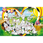 Puzzle Lisciani Složi i oboji 2 u1 - 101 Dalmatinac - 60 kom Puzzle Lisciani Složi i oboji 2 u1 - 101 Dalmatinac - 60 kom