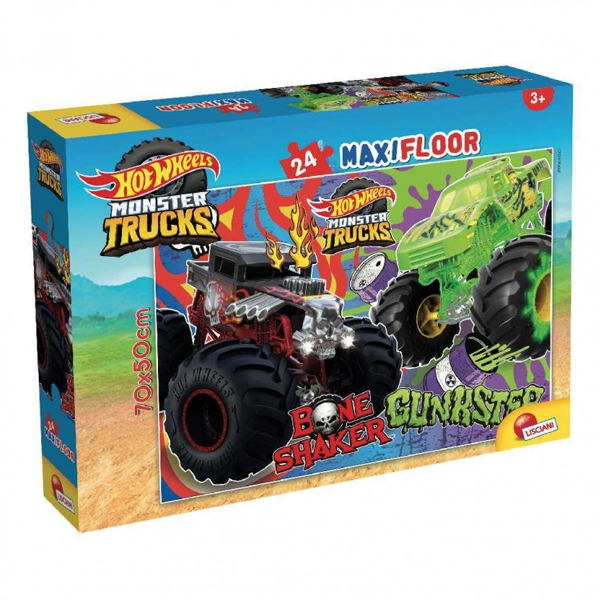 Puzzle Lisciani Disney Maxi Floor Hot Wheels 24 kom Puzzle Lisciani Disney Maxi Floor Hot Wheels 24 kom
