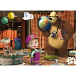 Puzzle Lisciani DF Maxi Floor Masha and The Bear 4x48 kom Puzzle Lisciani DF Maxi Floor Masha and The Bear 4x48 kom