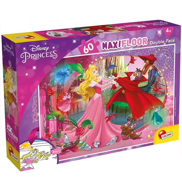 Puzzle Lisciani Disney DF Maxi Floor Sleeping Beauty Aurora 60 kom Puzzle Lisciani Disney DF Maxi Floor Sleeping Beauty Aurora 60 kom