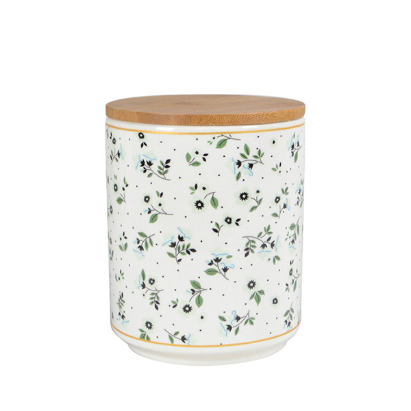 Posuda Sigma K/S/S JH-JAR-GREEN porcelan (FLOWERS)
