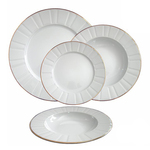 Set tanjira 18/6/3610 Cmielow OKTAWA zlatni rub, poljski porcelan