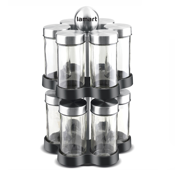 Set za začine Lamart LT7044 12/1 sa rotirajućim stalkom