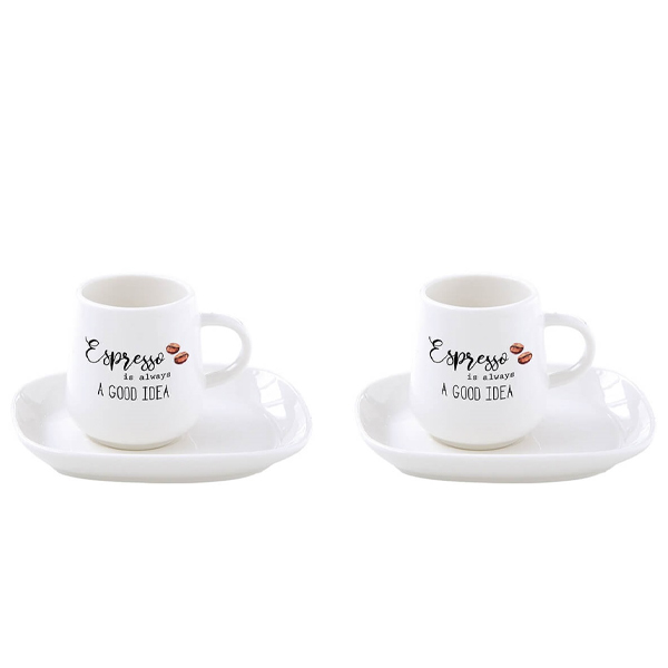 Set dvije šolje sa tanjirićem KITCHEN ELEMENTS 100ml R1905#KITE Set dvije šolje sa tanjirićem KITCHEN ELEMENTS 100ml R1905#KITE