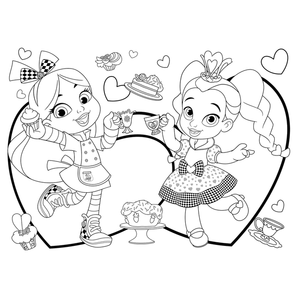 Puzzle Disney DF Maxi floor 24 Pekara Alise u Zemlji čuda