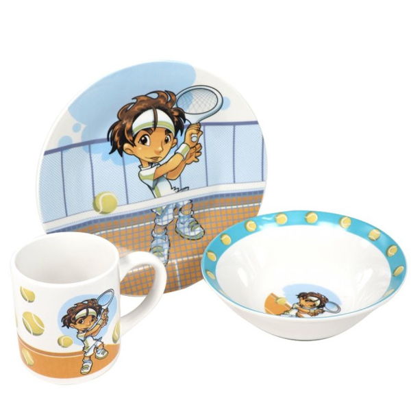 Dječiji set Sigma ZH-071 Tennis 3/1 porcelan