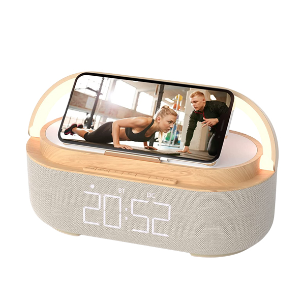 Radio sat sa lampom Moye Aurora Plus Lamp with Clock and Wi-Fi Charger Radio sat sa lampom Moye Aurora Plus Lamp with Clock and Wi-Fi Charger