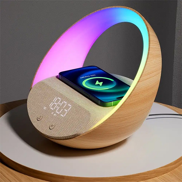 Lampa sa satom Moye Aurora Glow Wireless speaker and Wi-Fi charger Lampa sa satom Moye Aurora Glow Wireless speaker and Wi-Fi charger