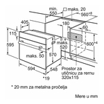 Ugradna rerna Bosch HBF114BS1/