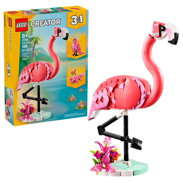 LEGO Creator 3in1 Wild Animals: Pink Flamingo (31170)